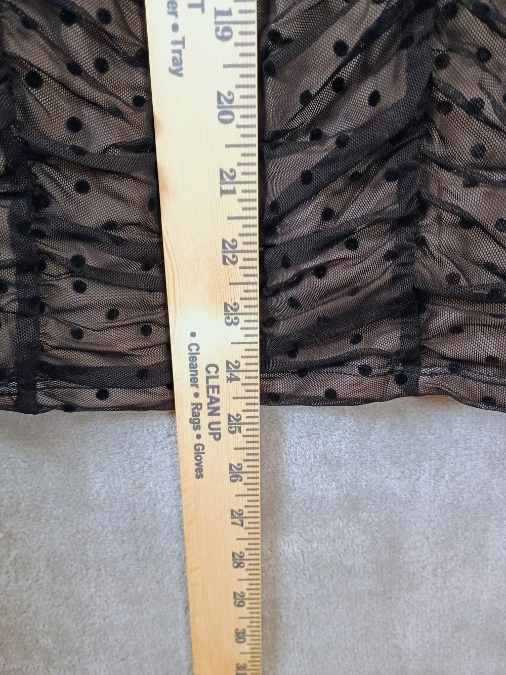 Prom/Homecoming Black Mesh Ruched Sheath Dress Small - Picture 6 of 10